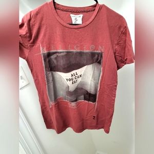 Religion Clothing, Men's Small, Burnt Red, T-shirt